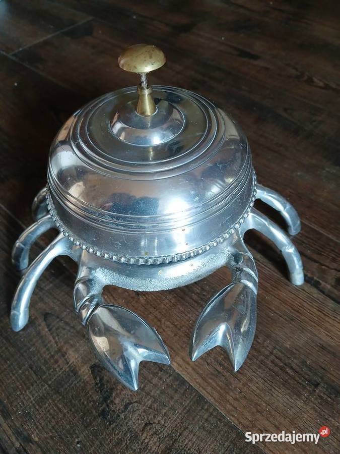 Stary dzwonek hotelowy KRAB w stylu Art Deco Antyki Kraków sprzedam