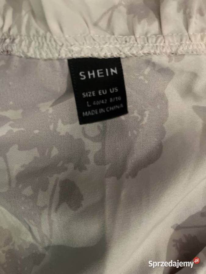 Shein sukienka modny wzór kwiaty floral hit blog Rozmiar 40(L)