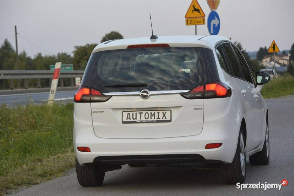Opel Zafira 16CDTI 7 osobowa serwisie Android światła LED podkarpackie Sędziszów Małopolski