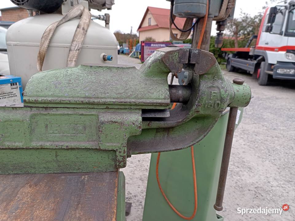 stół warsztatowy stół roboczy ślusarski imadło