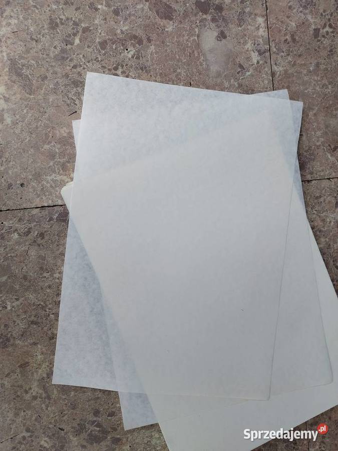 Stare pożółkłe kartki papieru cienkie A4 ponad Tczew sprzedam