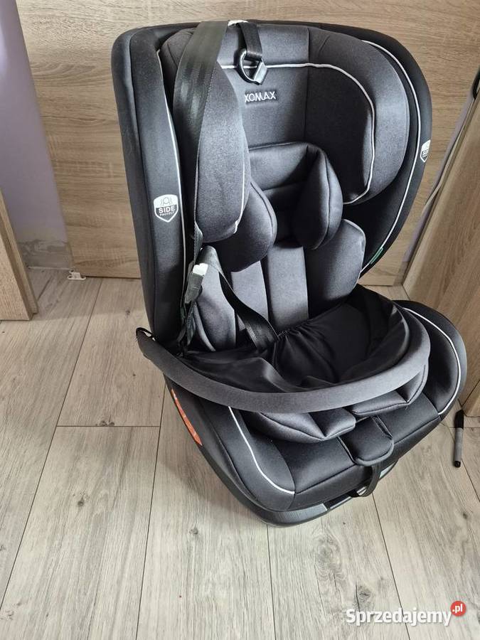 NOWY Fotelik XOMAX XZ16 iSize 036 ISOFIX Obrót Borówki