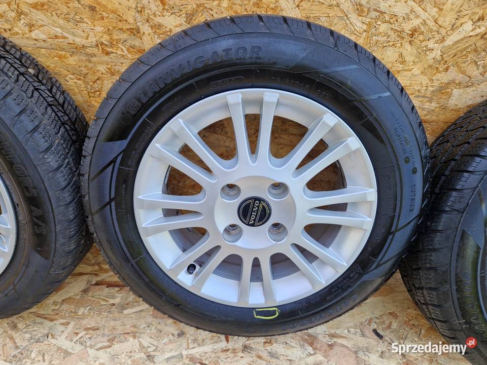 VOLVO FELGI ALUMINIOWE ET44 6Jx15 4X108 OPONY Samochodowe Opony i felgi wielkopolskie Słowikowo