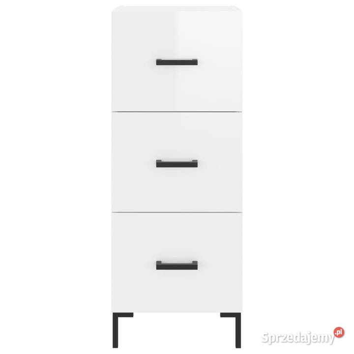 Szafka biała połysk 345x34x90 materiał