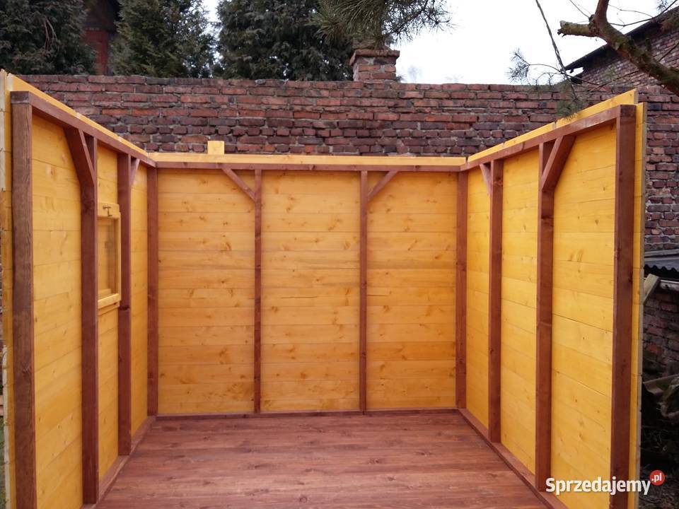 Domek drewniany altana altanka narzędziownia