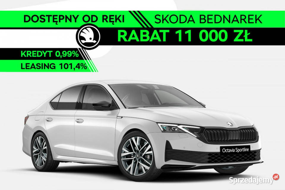 koda Octavia Sportline 15 TSI mHEV 150 DSG czujnik parkowania Łódź