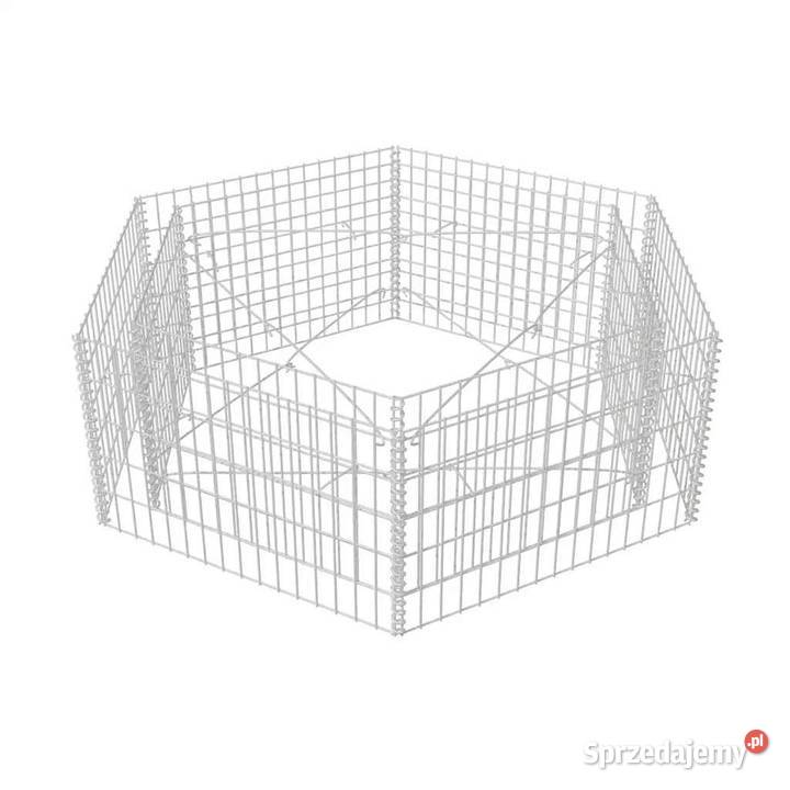 vidaXL Podwyższona donica gabionowa sześciokąta Pozostałe Warszawa