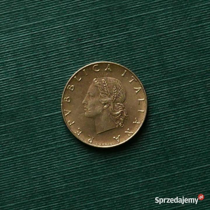 WŁOCHY 20 lirów 1976r Numizmatyka Gliwice