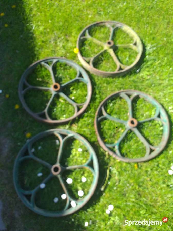 Kola żeliwne ozdoba rolnicze mazowieckie Ostrów Mazowiecka sprzedam