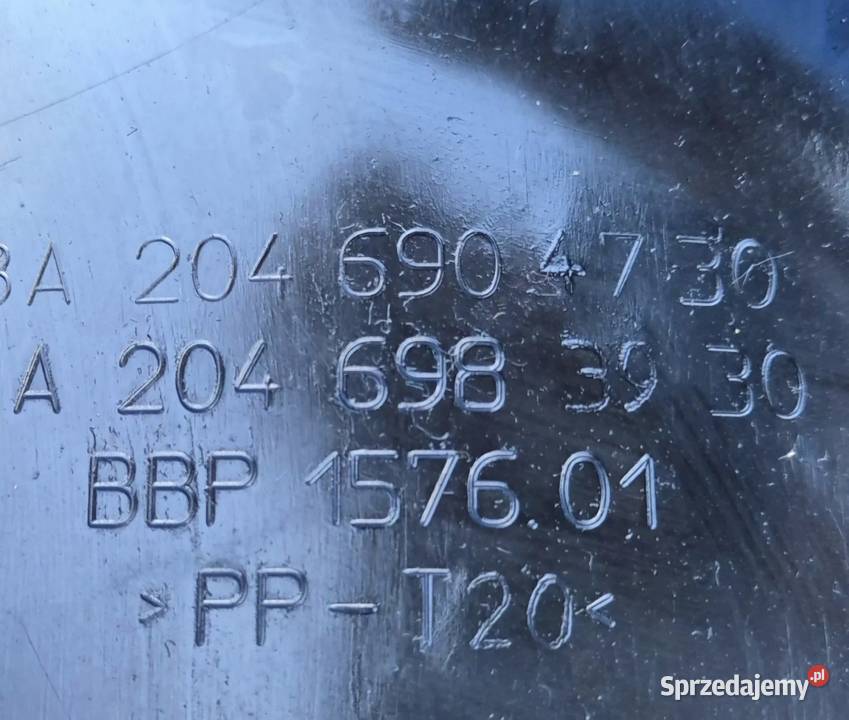 NADKOLE PRZÓD LEWY CZĘŚĆ TYLNA MERCEDES W204 Działoszyce