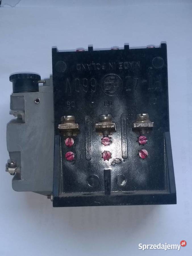 Przekaźnik termo bimetaliczny PT4Z 660V Łódź