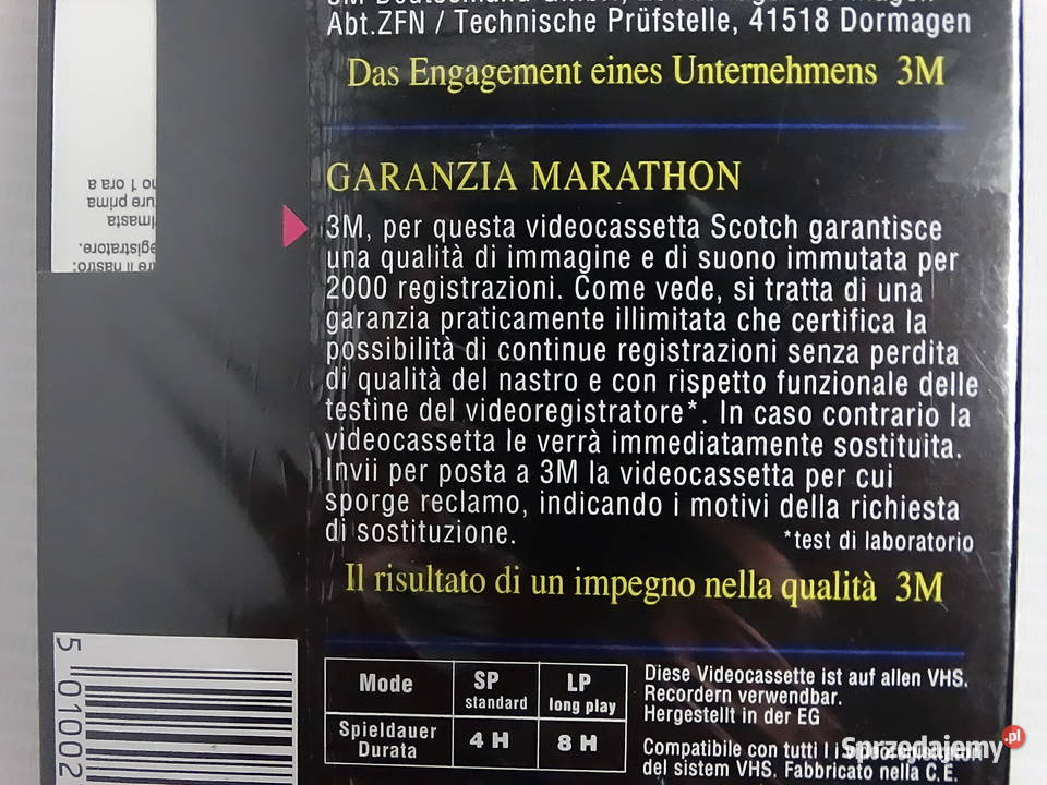 Nowe Kasety VHS Scotch Grade Plus E240 3M Zestaw sprzedam