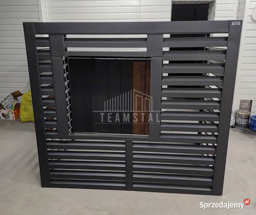 Osłona Pompy Ciepła 120x60x150 Antracyt Zabudowa