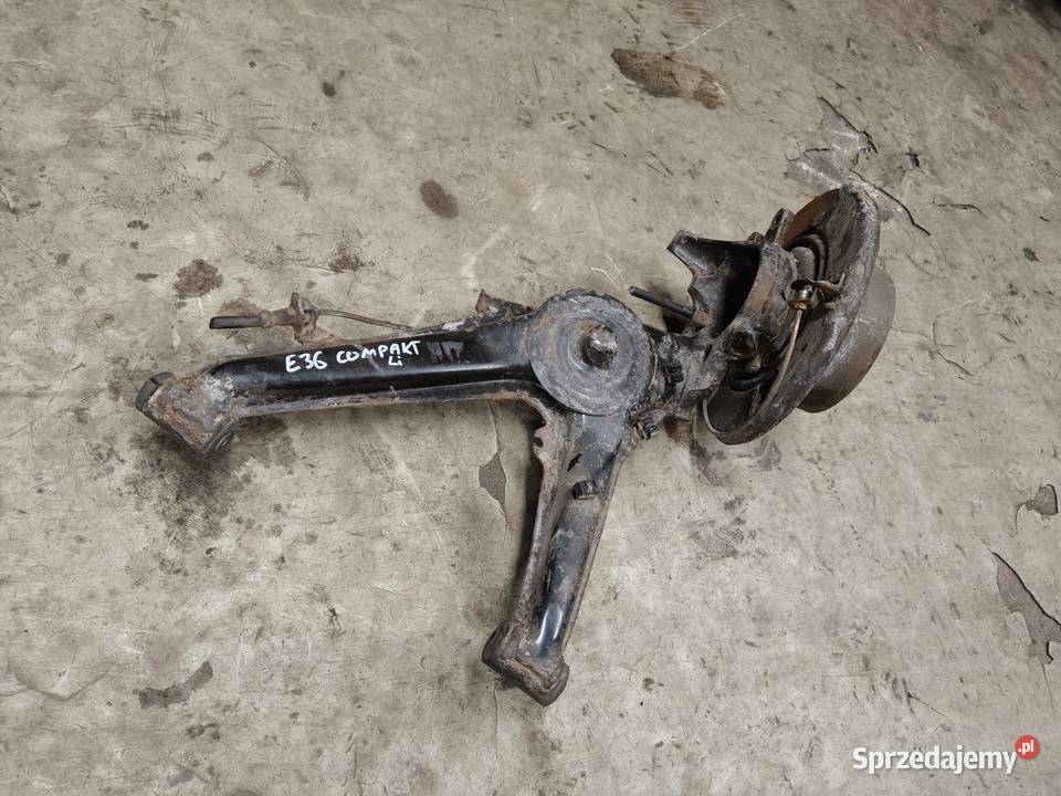 Bmw e36 compakt wahacz tylny lewy na tarcze łódzkie Aleksandrów Łódzki