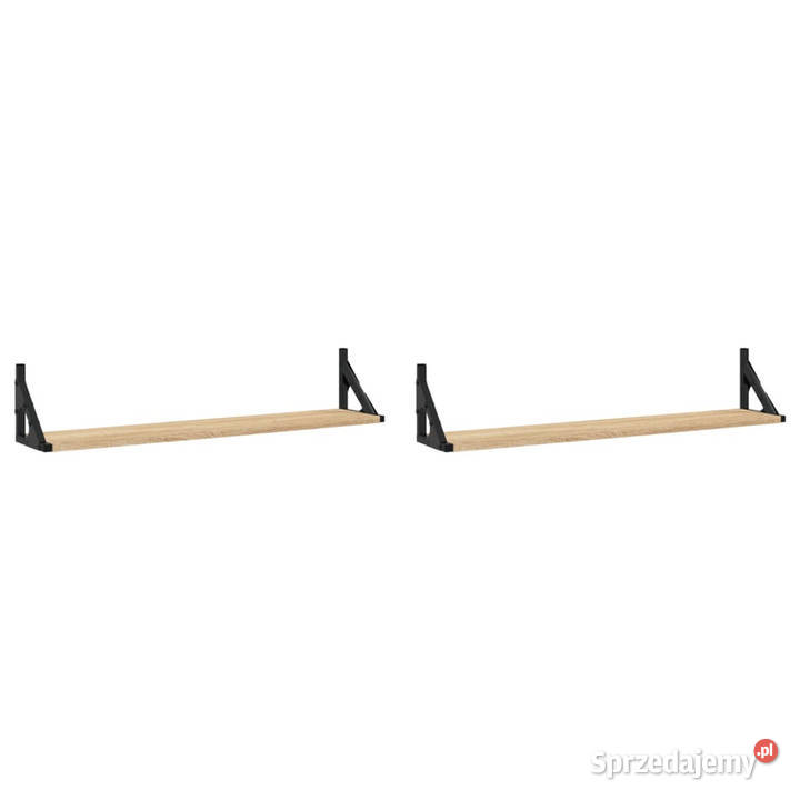 Półki ścienne 2 dąb sonoma 80x15x155 WM836329 sprzedam