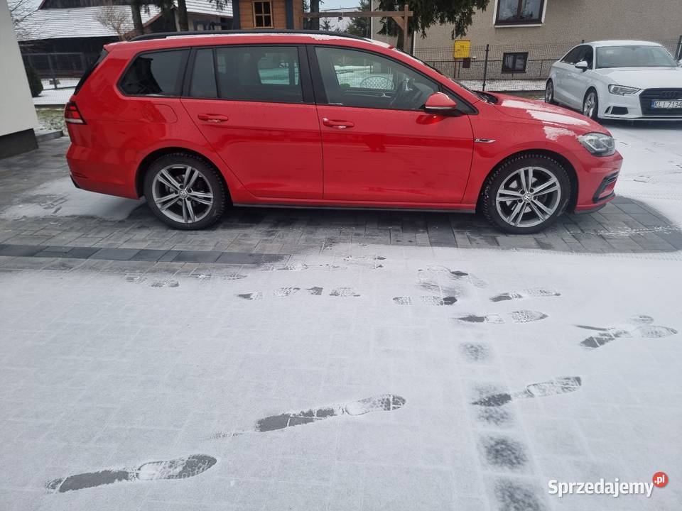 Volkswagen Golf 75 RLine 16 TDI 116 2019 elektrochrom. lusterko wst. Niepołomice sprzedam