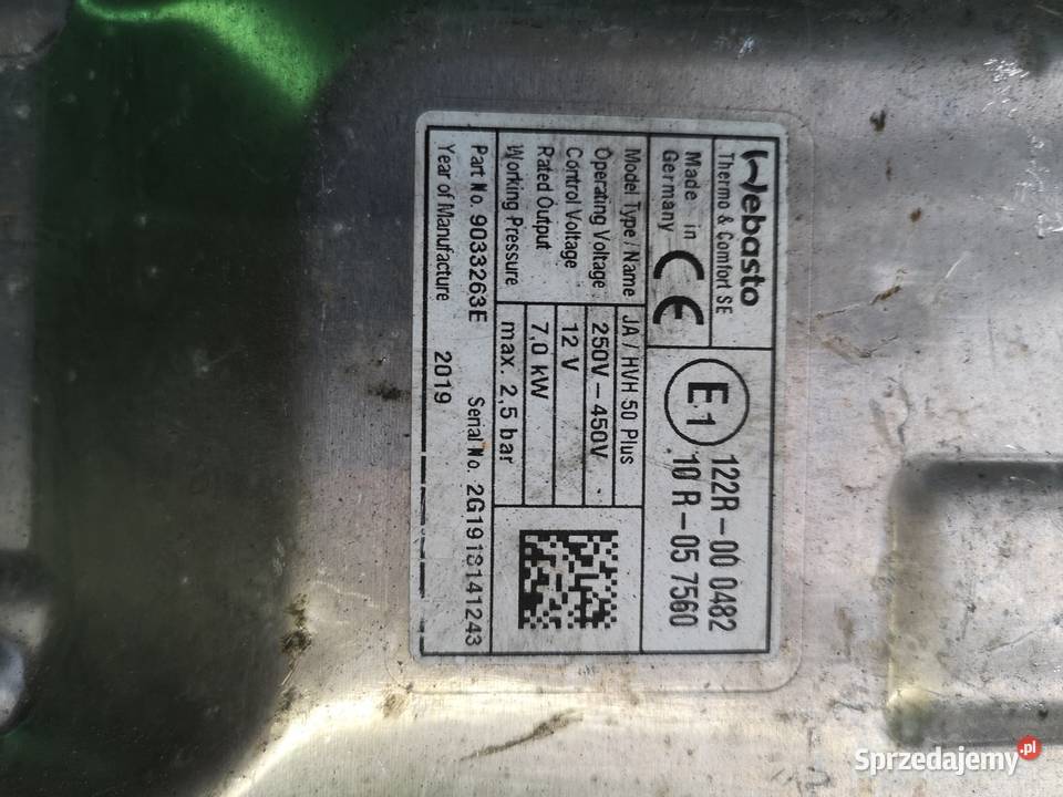 Podgrzewacz Webasto Land Rover Range Rover Godziesze Wielkie sprzedam