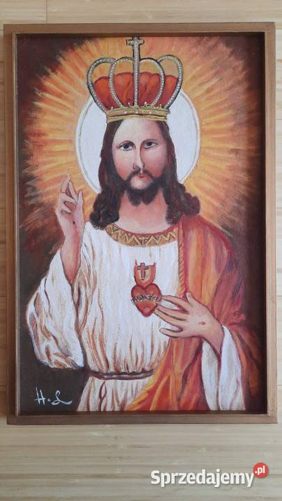 Obrazki religijne 30 x 40 Hieronim Lange Malarstwo Poznań