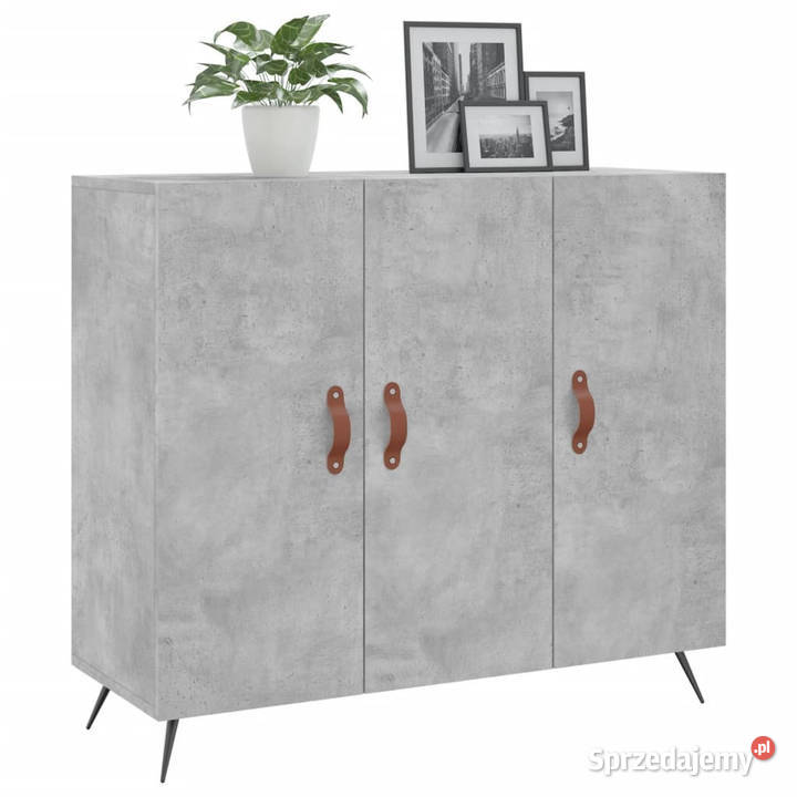 Szafka szarość betonu 90x34x80 materiał mazowieckie Warszawa