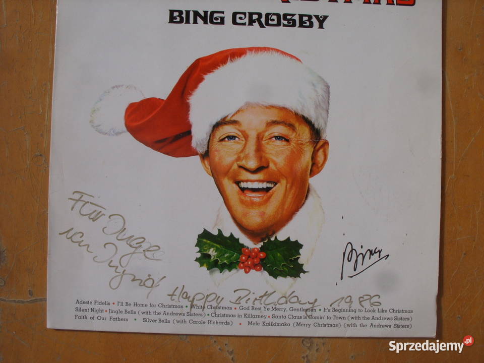Koledy LP BING CROSBYWHITE CHRISTMAS 1970