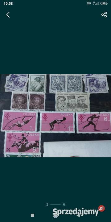 Znaczki polskie 1979 kasowane dolnośląskie Bolesławiec