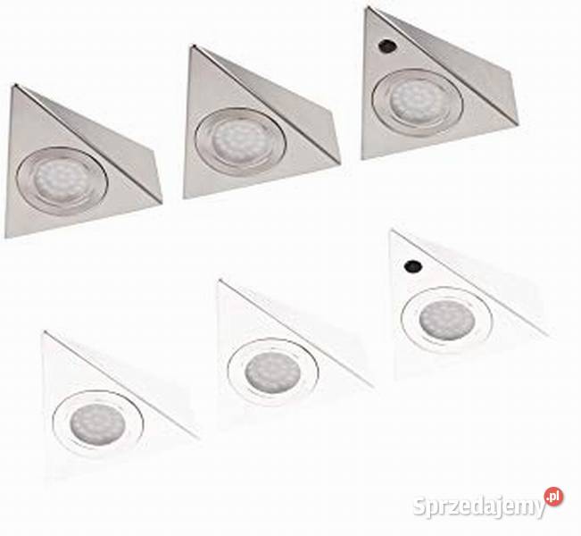 Lampki LED Do Zabudowy 3 Sztuki Białe NOWE biały Sosnowiec