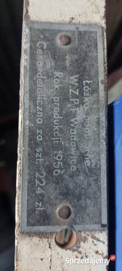Łóżko szpitalne 1956r zabytek Nowy Sącz