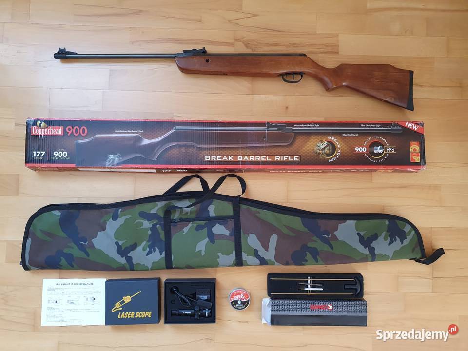 Wiatrówka Copperhead 900 45 mm celownik laserowy