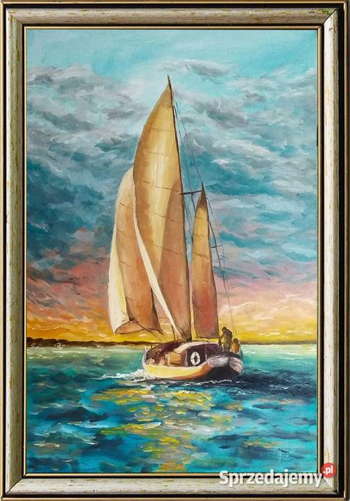 Obraz olejny Żaglówka Lublin