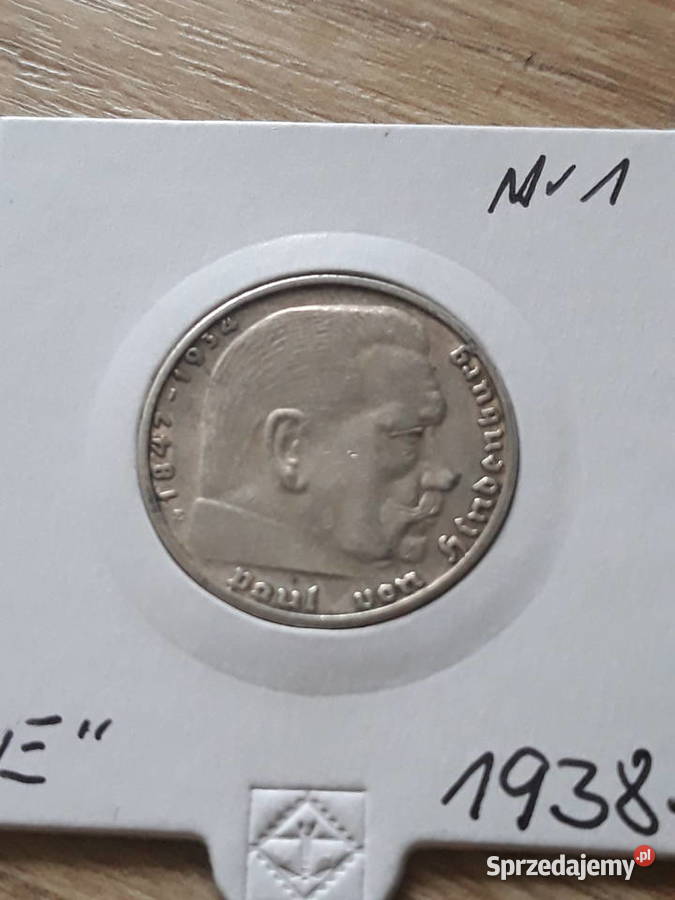 2 Marki Paul von Hindenburg 1938 r men E 1 J wielkopolskie Konin