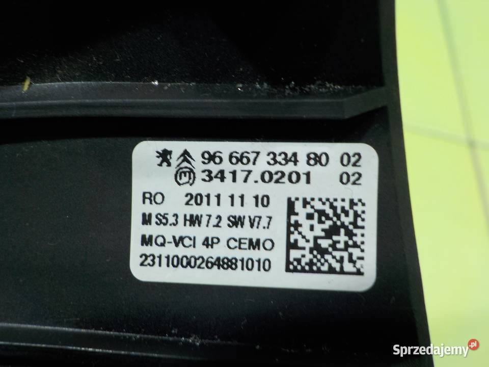 PEUGEOT 508 I 20 HDI 11r SEDAN 4D przelaczniki mazowieckie Suków