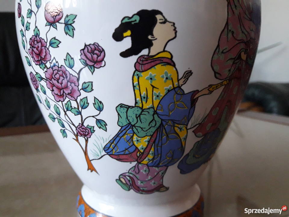 Stary sygnowany wazon Chiny Janów Lubelski sprzedam