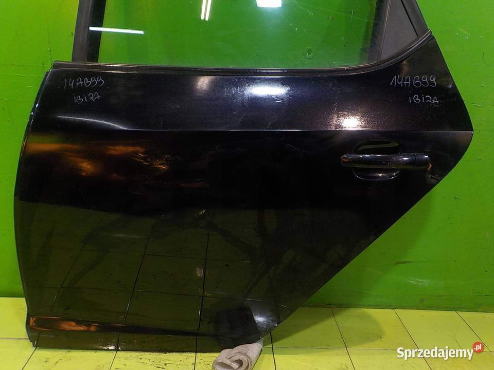 SEAT IBIZA IV 6j 10r 5D drzwi lewe tyl kompletne Suków