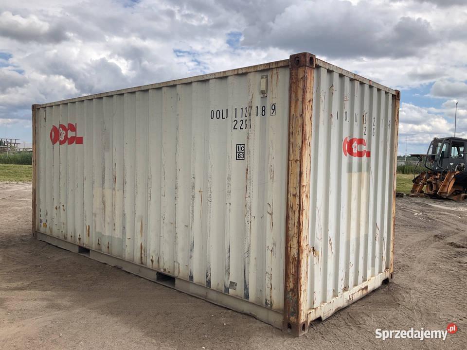 Kontener morski magazynowy 20DV 6 metrowy Magazynowanie Nidzica