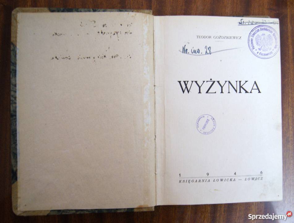 Teodor Goździkiewicz Wyżynka 1946 sprzedam