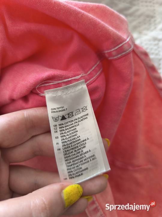 Koszula dżinsowa HM Divided Biała Podlaska