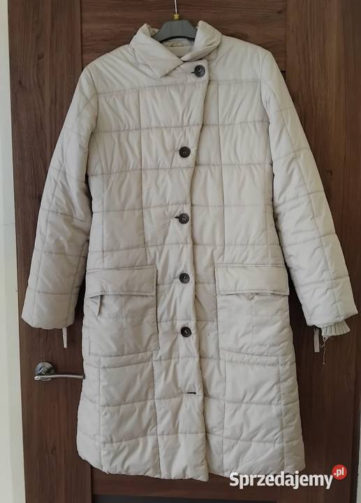 Długa kurtka kremowa Inny wzór Kurtki i płaszcze Piaseczno