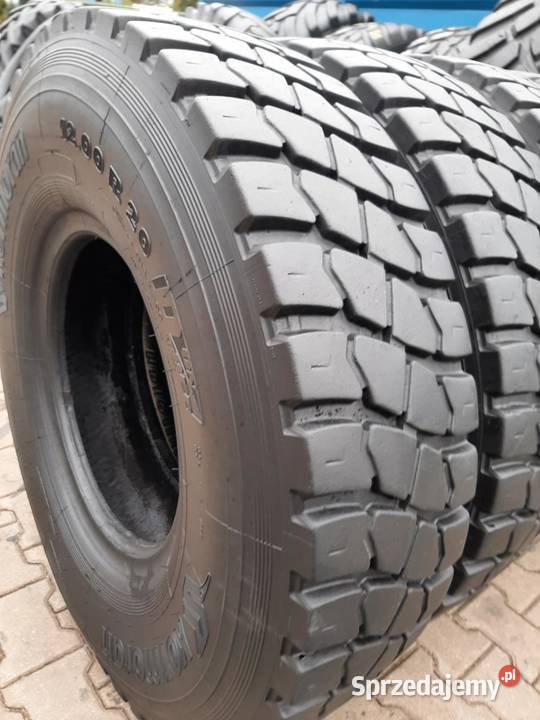 4x Opona używana ciężarowa 1200R20 KORMORAN D Zaścianki sprzedam