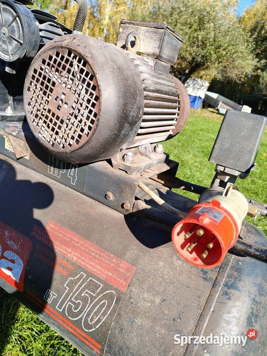 Kompresor ABAC 150 L 575 L min 3 KW 3 tłoki 400v Lekomin