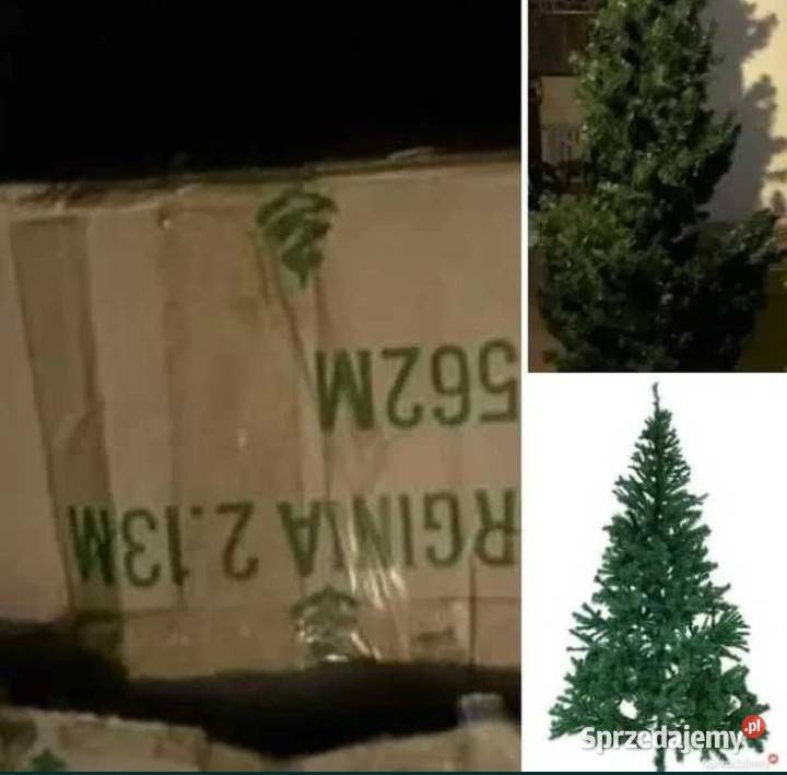 Choinka sztuczna zielona 213 DRZEWKO ŚWIĄTECZNE śląskie