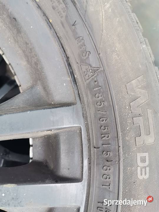 Sprzedam komplet alufelgi czarne volvo Kia lubuskie Gubin sprzedam