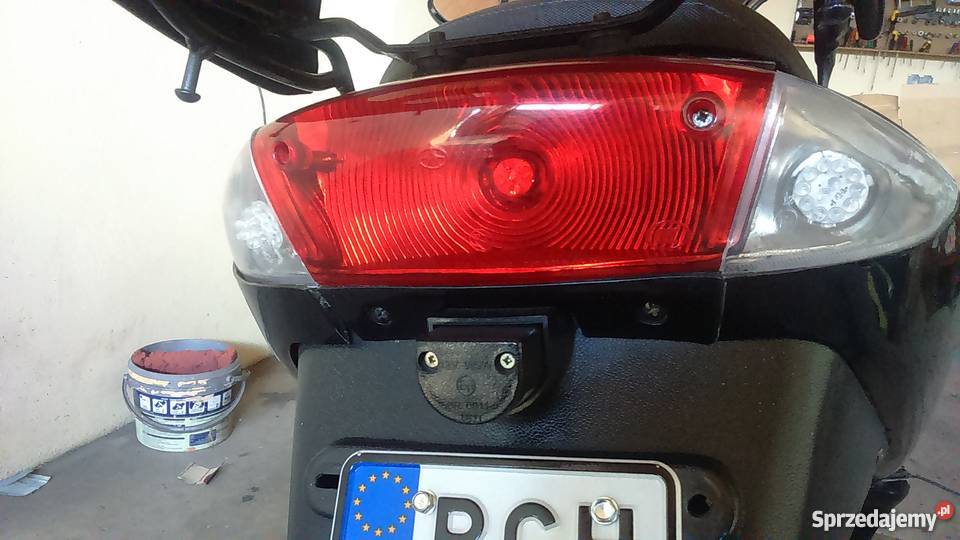 Skuter ZIPP Quantum2011r odblokowany 75h LED bagażnik wielkopolskie Szamocin