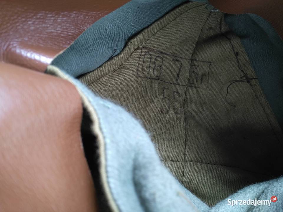 Czapka polowa rogatywka LWP 1973 PRL śląskie Dąbrowa Górnicza