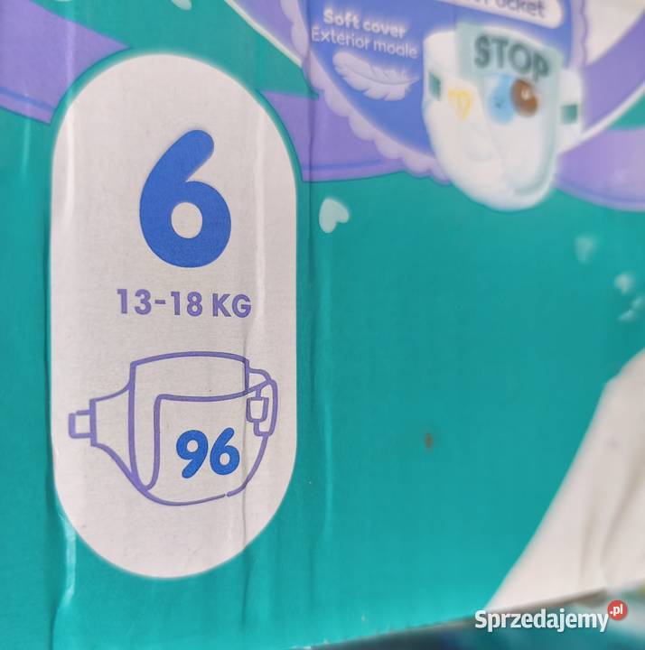Pieluchy PAMPERS 6 Active baby 96 Mielec