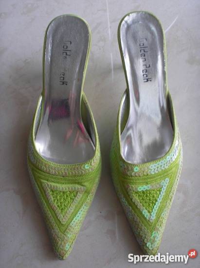 Pistacjowe buty rozmiar 38 Kraków sprzedam