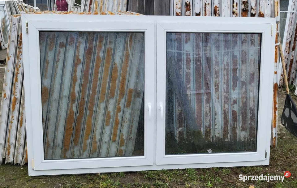 OKNA KacprzaK OKNO PCV 215X134 Używane Siedlce sprzedam
