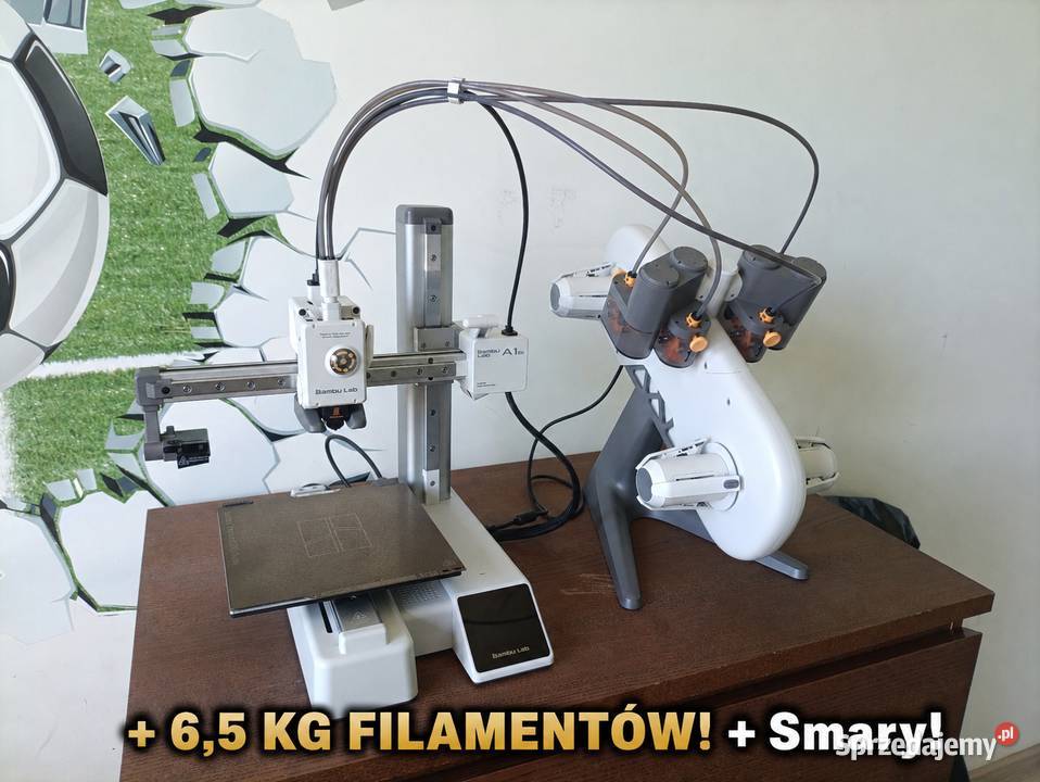 Zestaw Drukarka 3d Bambu Lab A1 Mini Combo Druk w kolorze Drukarki i skanery Płock sprzedam
