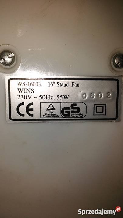 Wentylator duży Kobylnica sprzedam