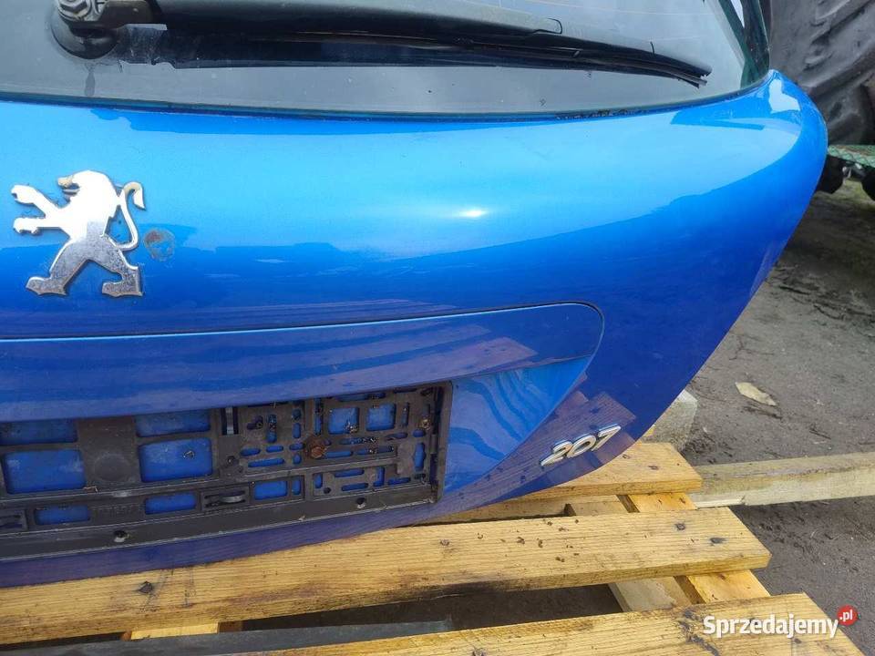 KLAPA BAGAŻNIKA KMFD PEUGEOT 207 osobowe
