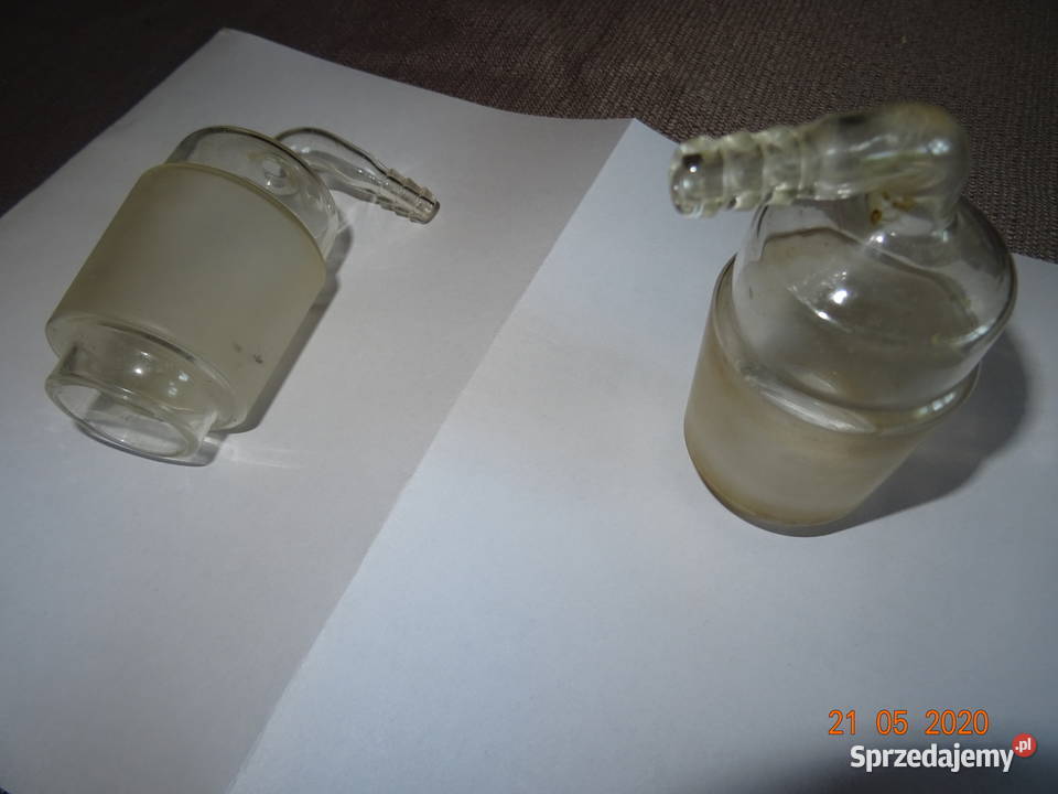 Korek szklany stożkowy szlifowany z ujściem Łódź